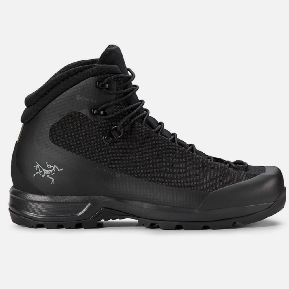 Arc’teryx Mens Black Acrux Tr Gtx Hiking Trail Boots Size 8.5 Goretex Waterproof
